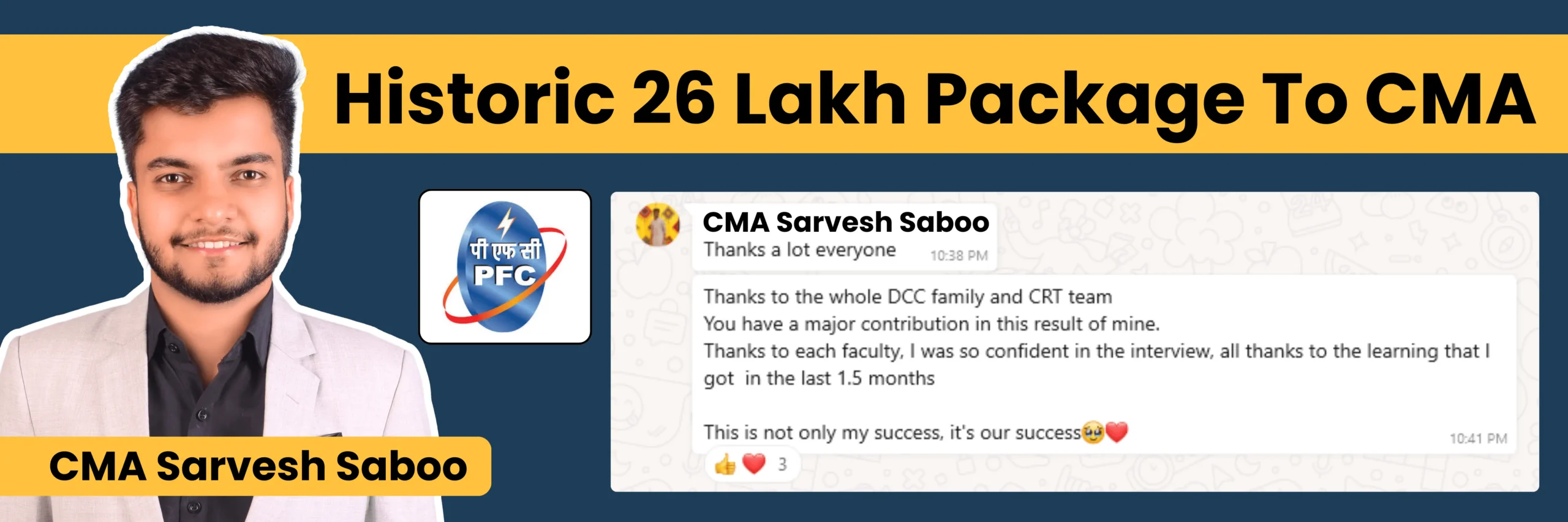 All India Rank Sarvesh Saboo