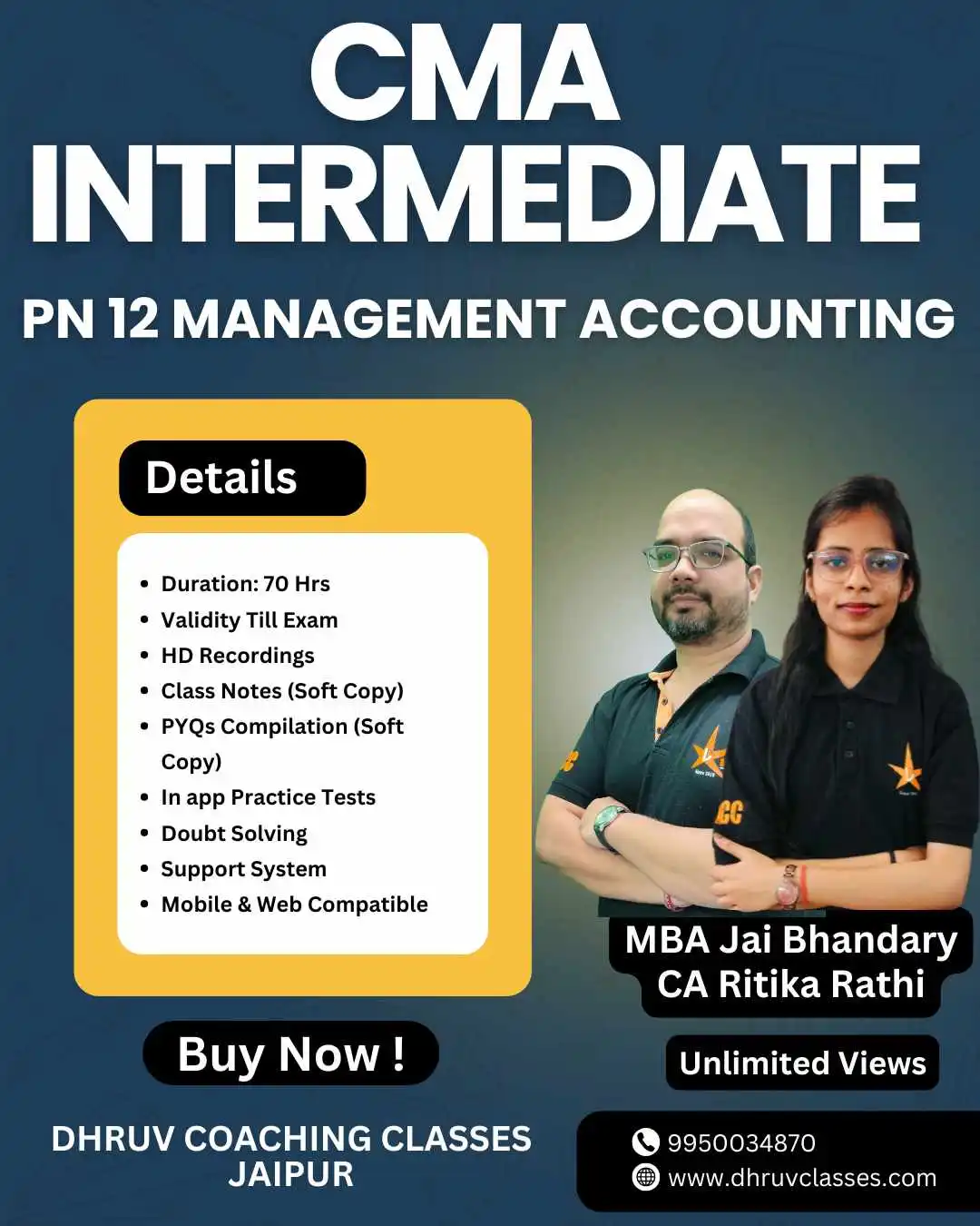CMA Inter Recorded Classes PN12