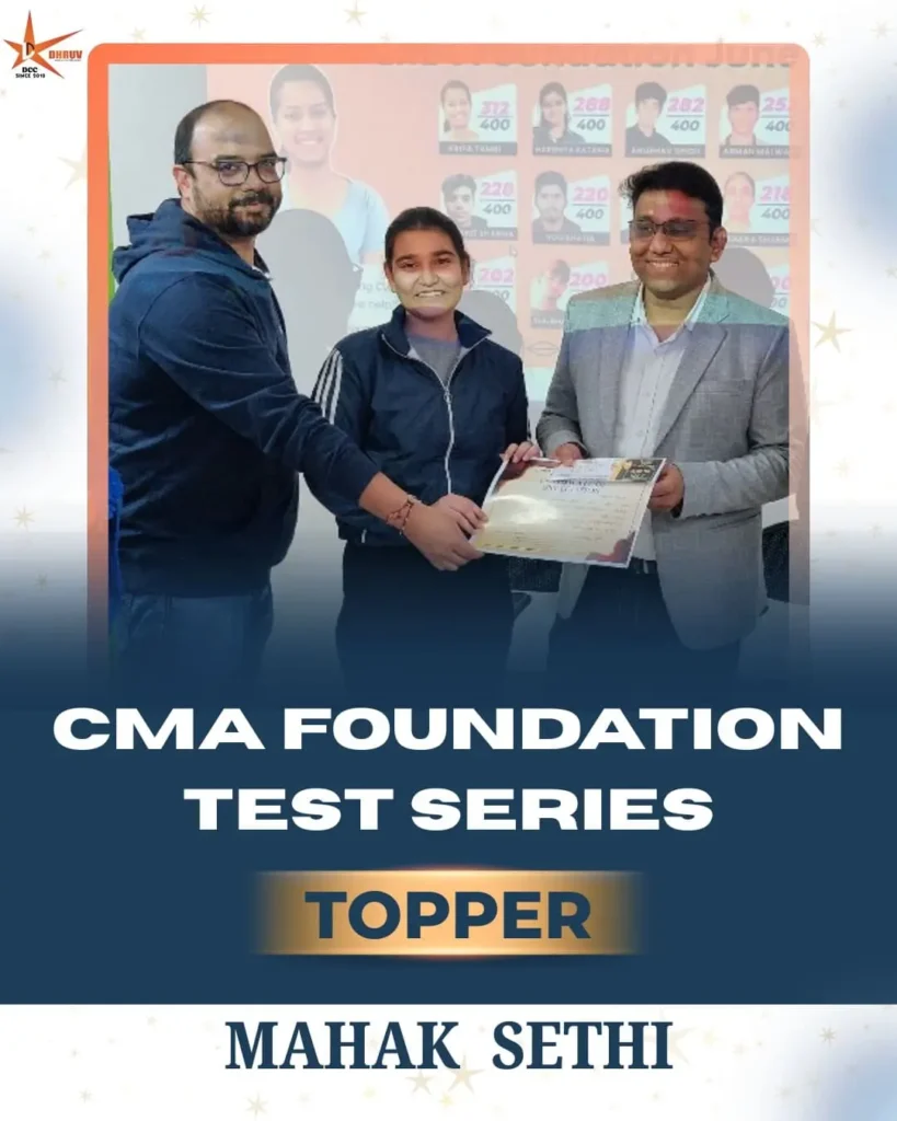 Foundation Test Series Topper Mahak Sethi