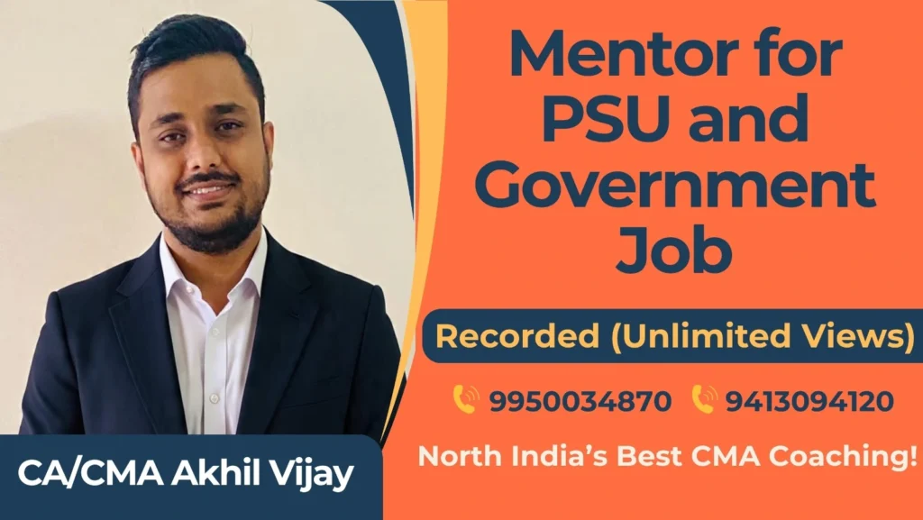 CMA Akhil Vijay